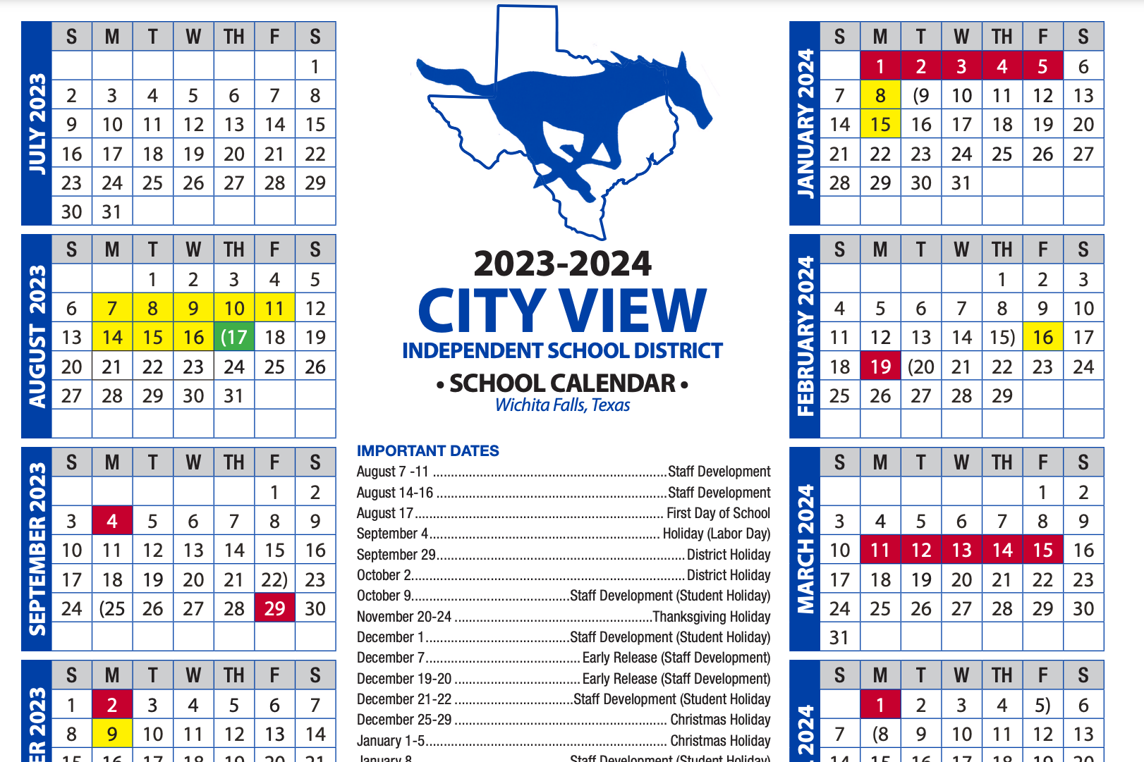 City View Independent School District Home