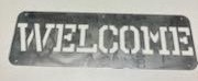 TigerMADE Metal Welcome Sign