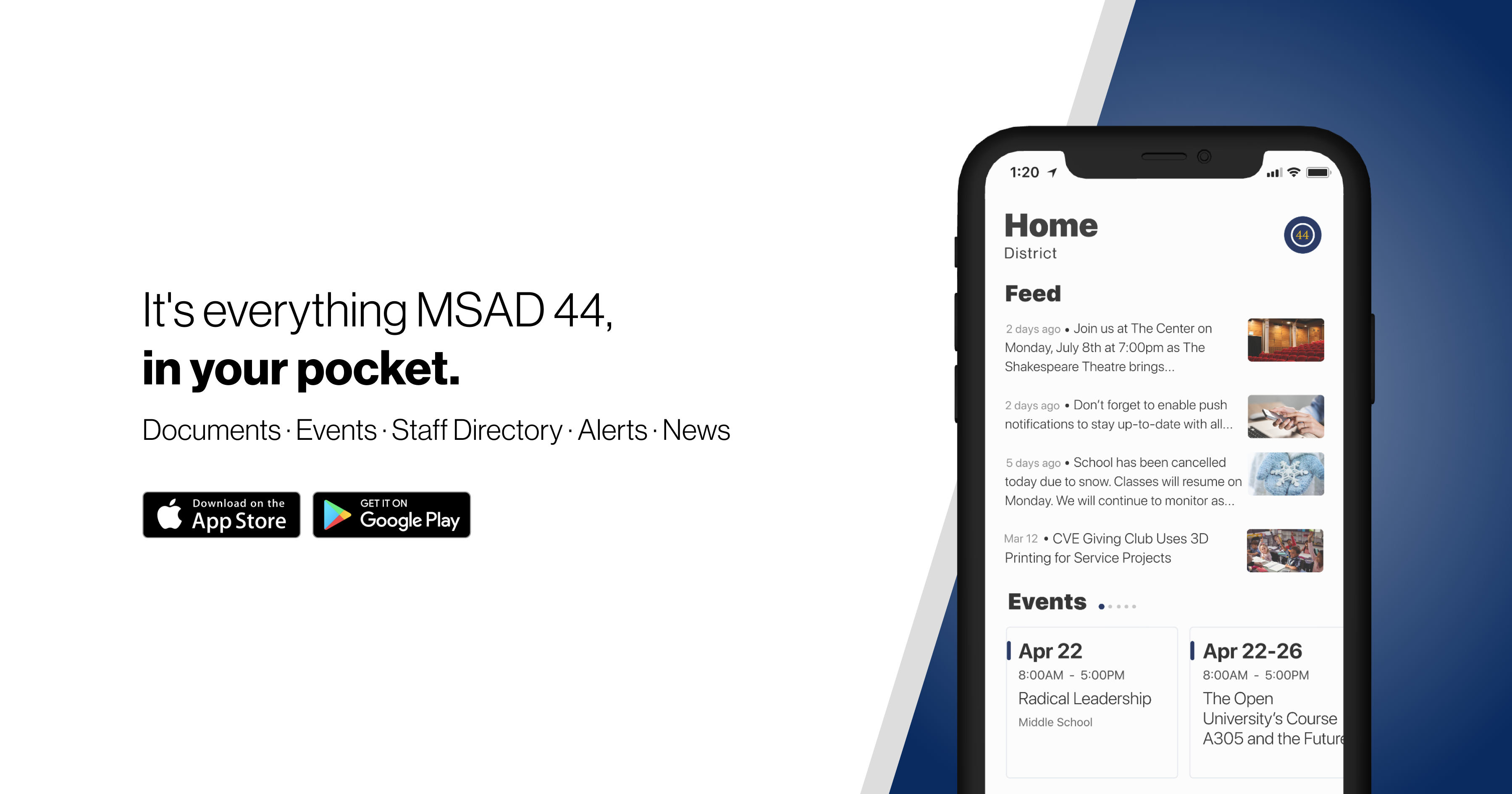 MSAD 44 App