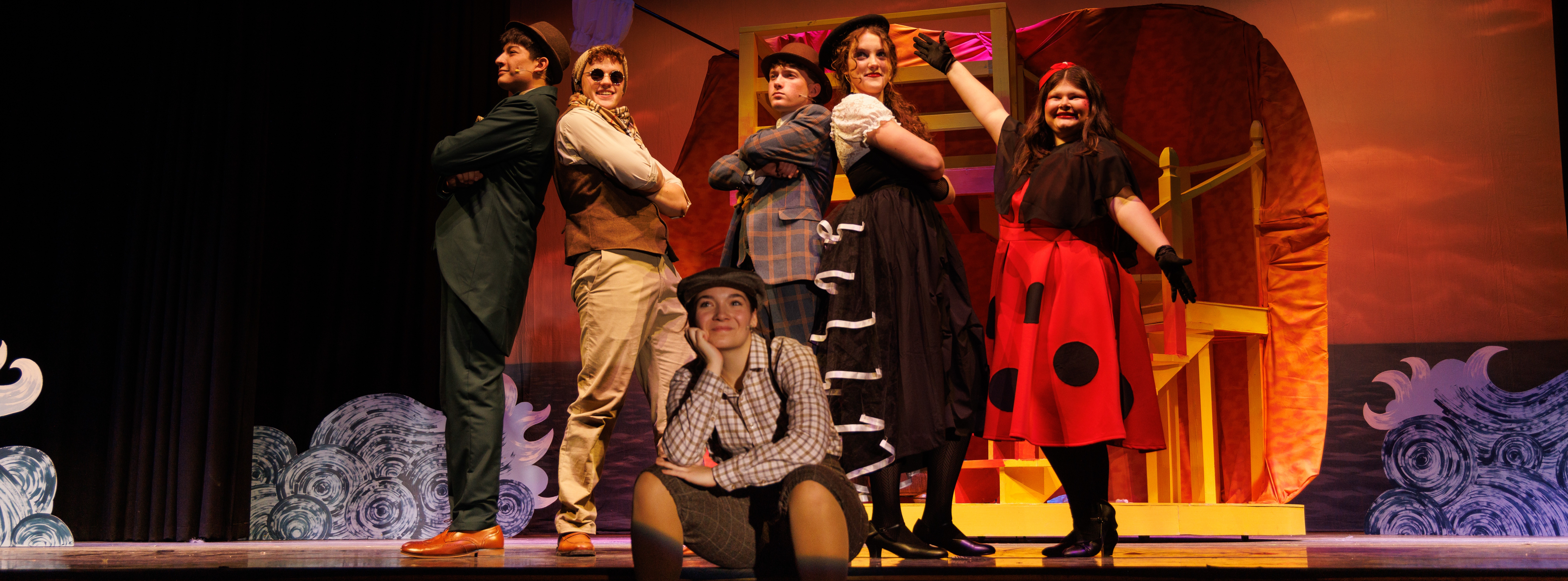 Lead Cast posing for the musical