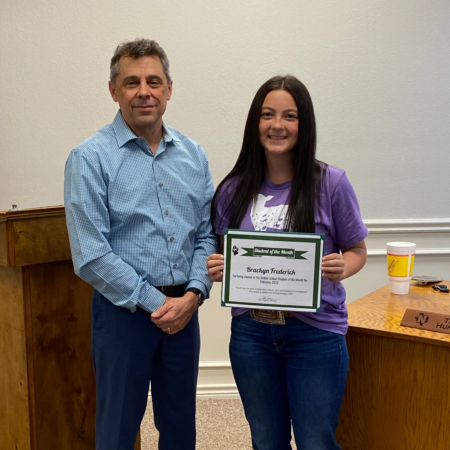 Brackyn Student of the Month February