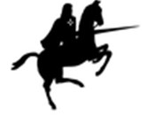 Knight and horse logo