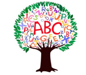 Tree with letters