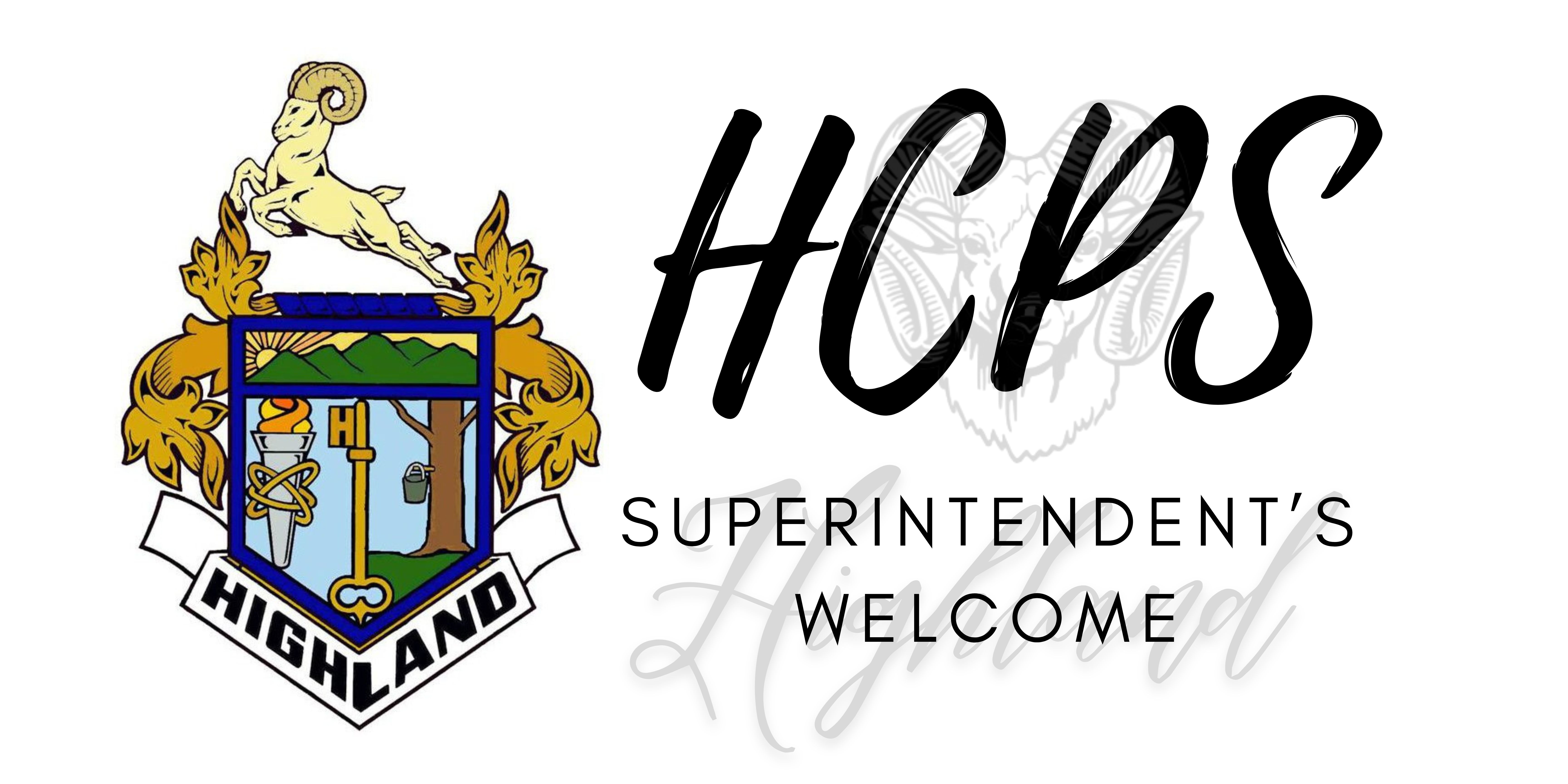 HCPS Supt. Welcome