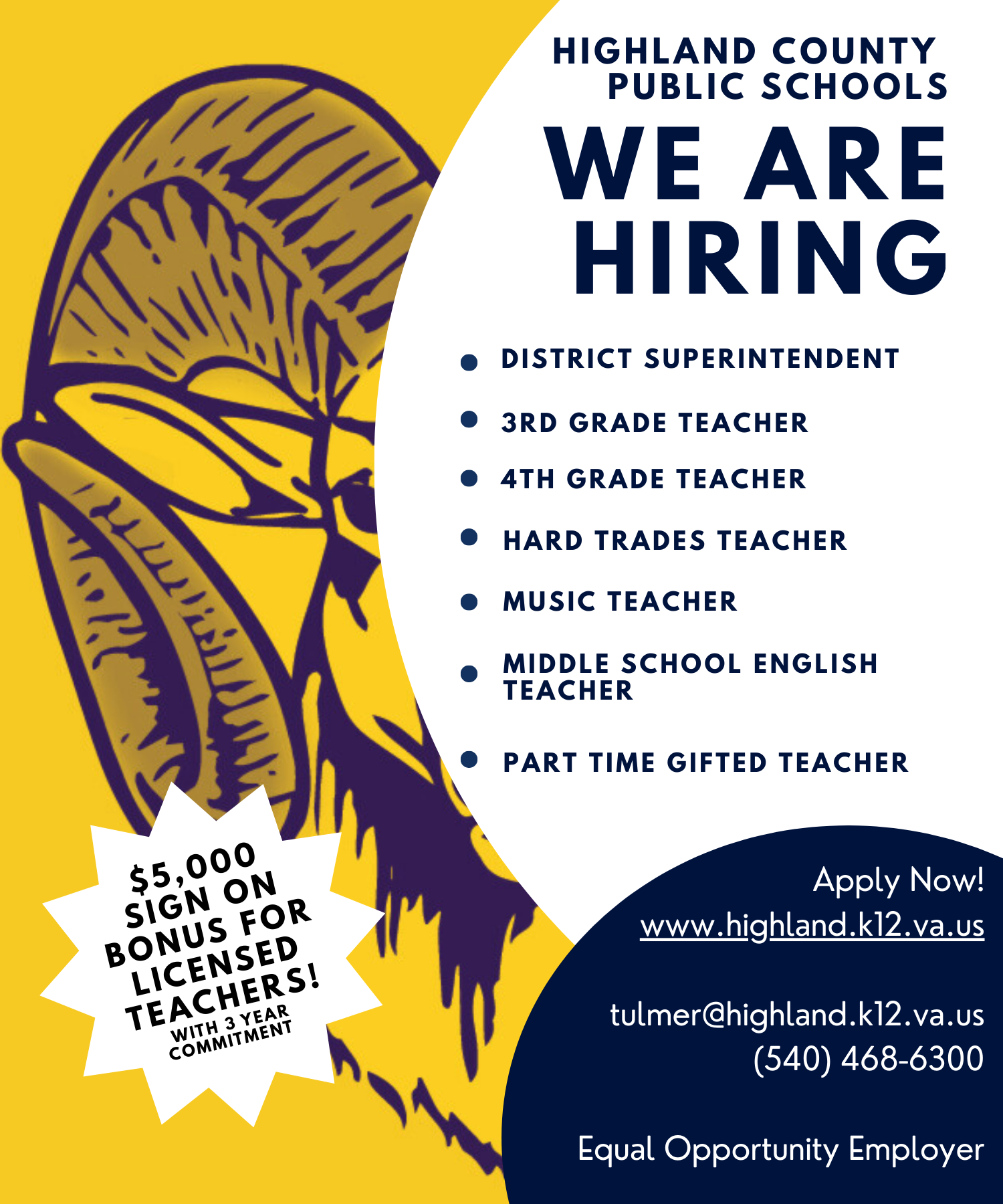 We are hiring