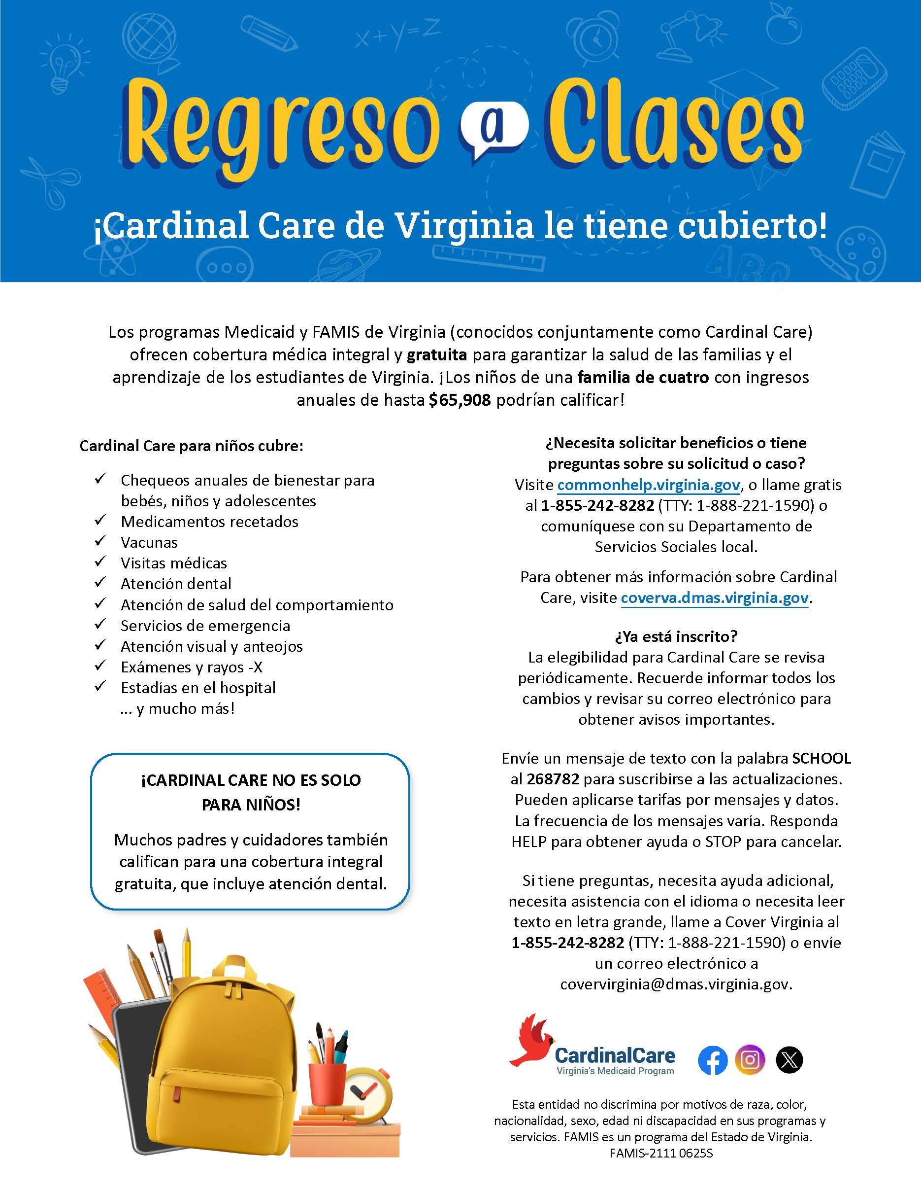 Cover VA Spanish Flyer