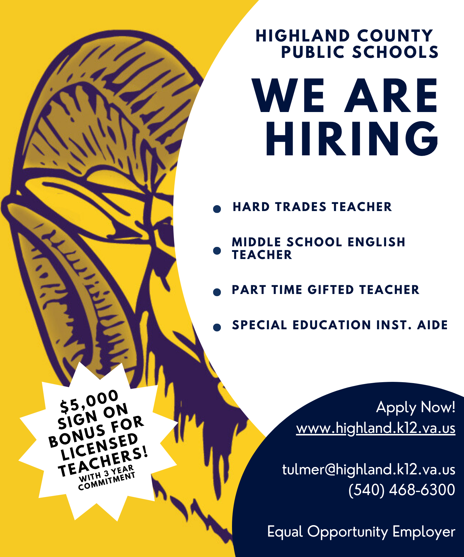 We are hiring