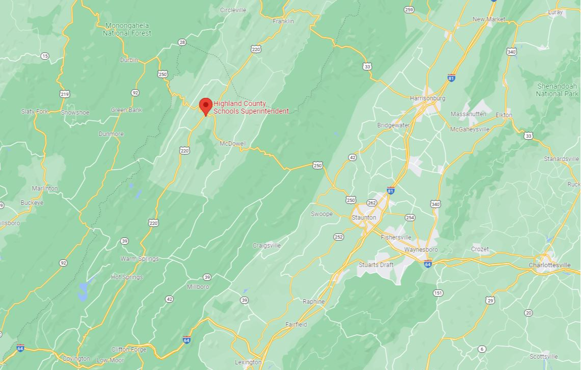 Driving Directions Highland County Public Schools