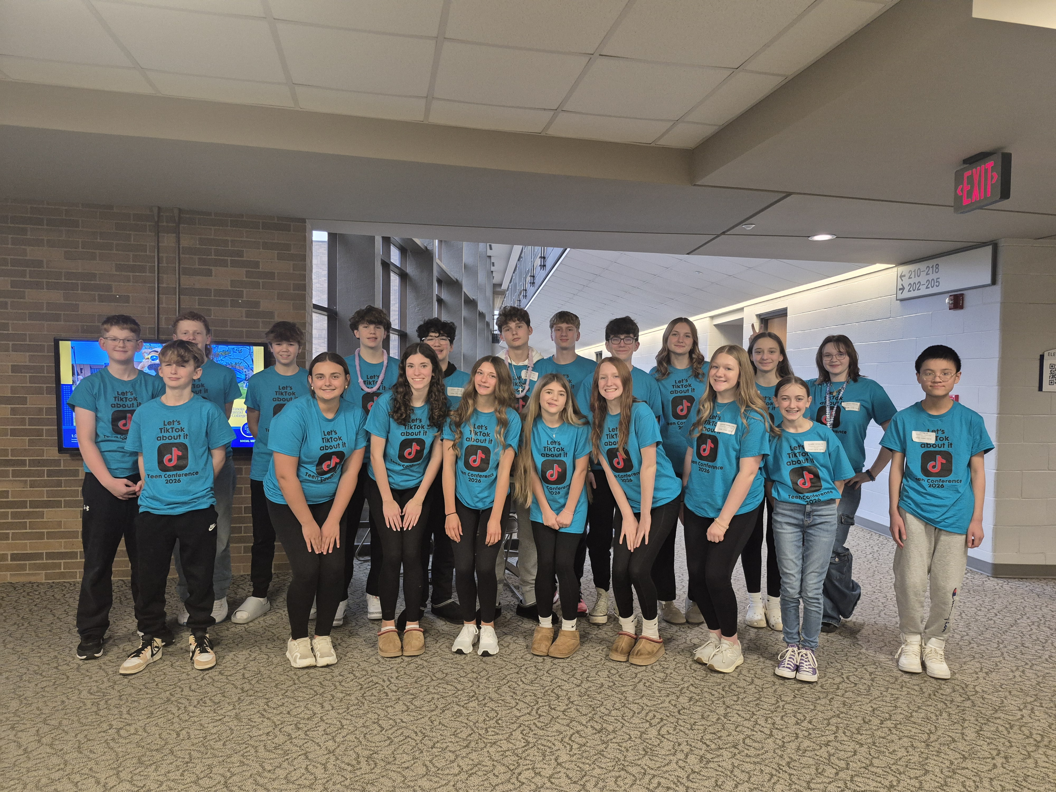 Students at a Teen Conference