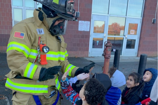 Firefighters visit WECC!