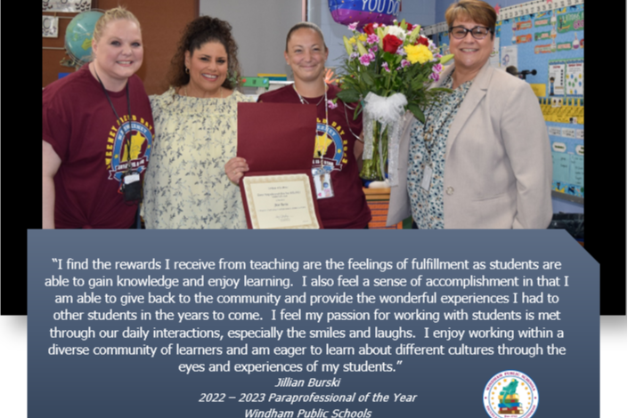 2023 Paraeducator of the Year