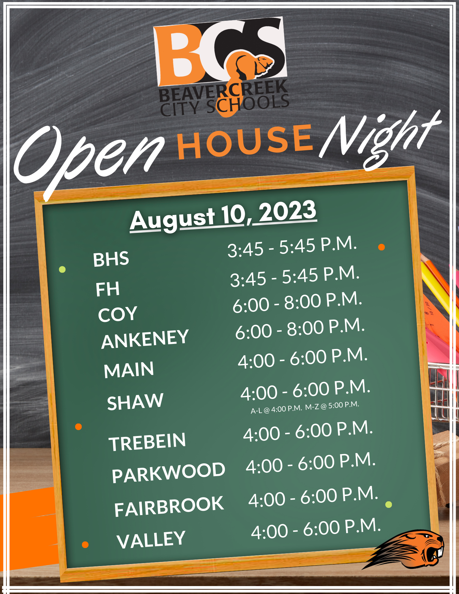 open house night