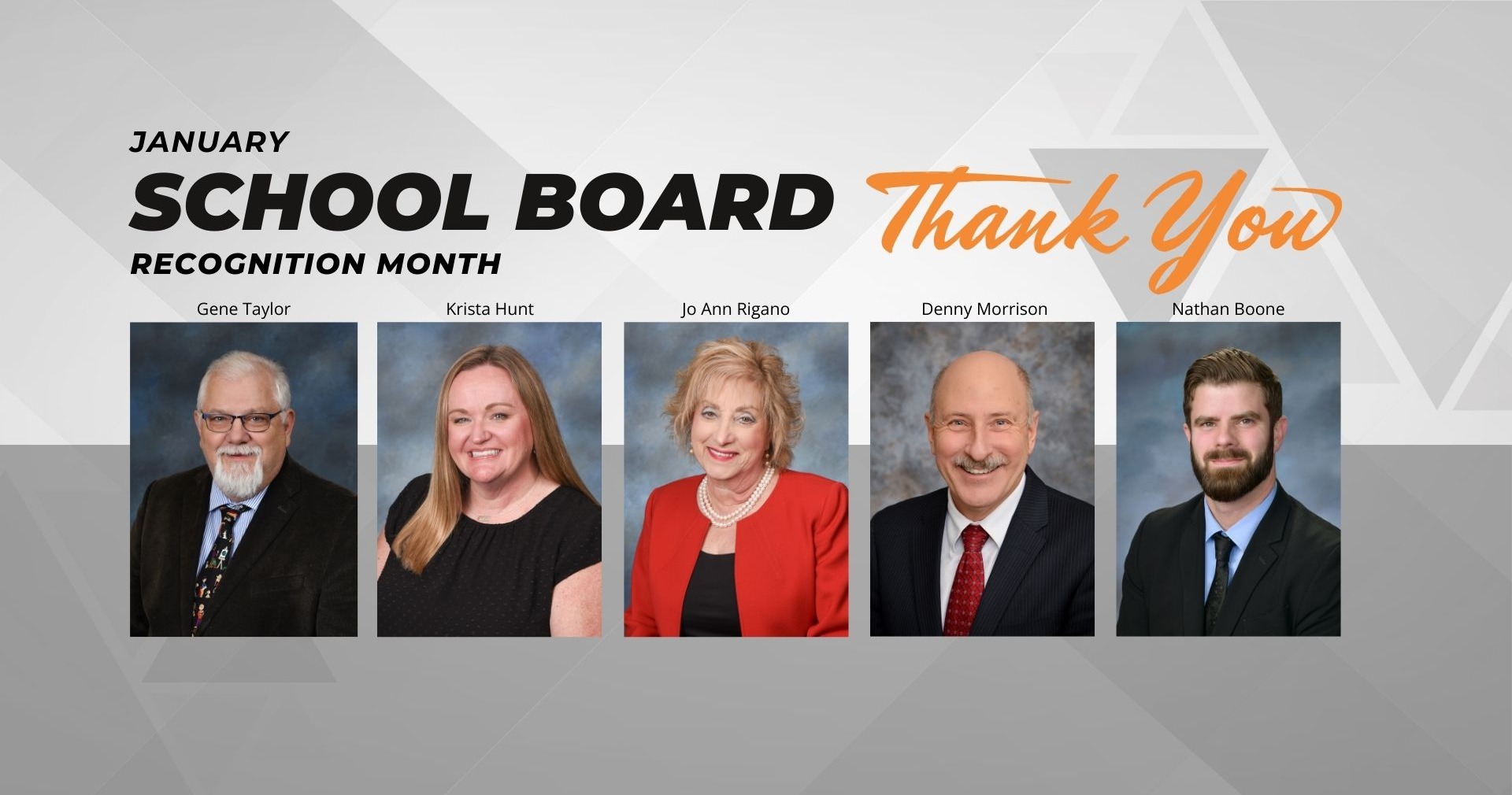 thank you school board members