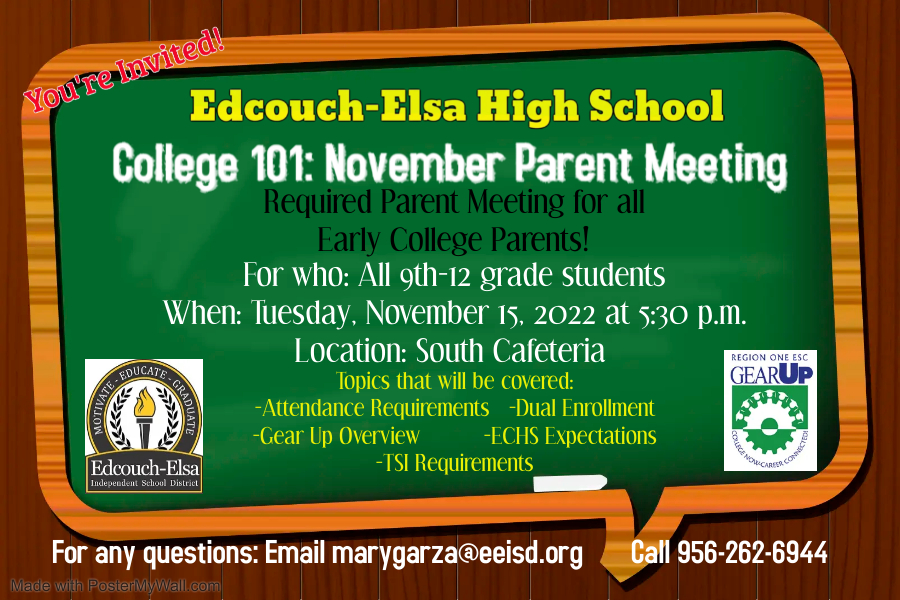 Early College EdcouchElsa High School