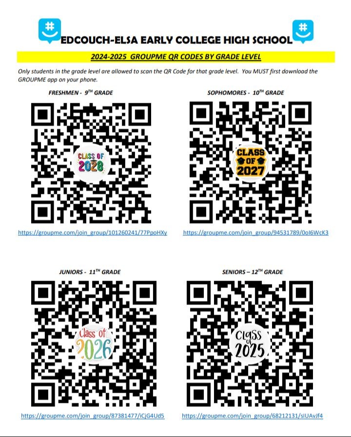 QR Codes for EC Students only