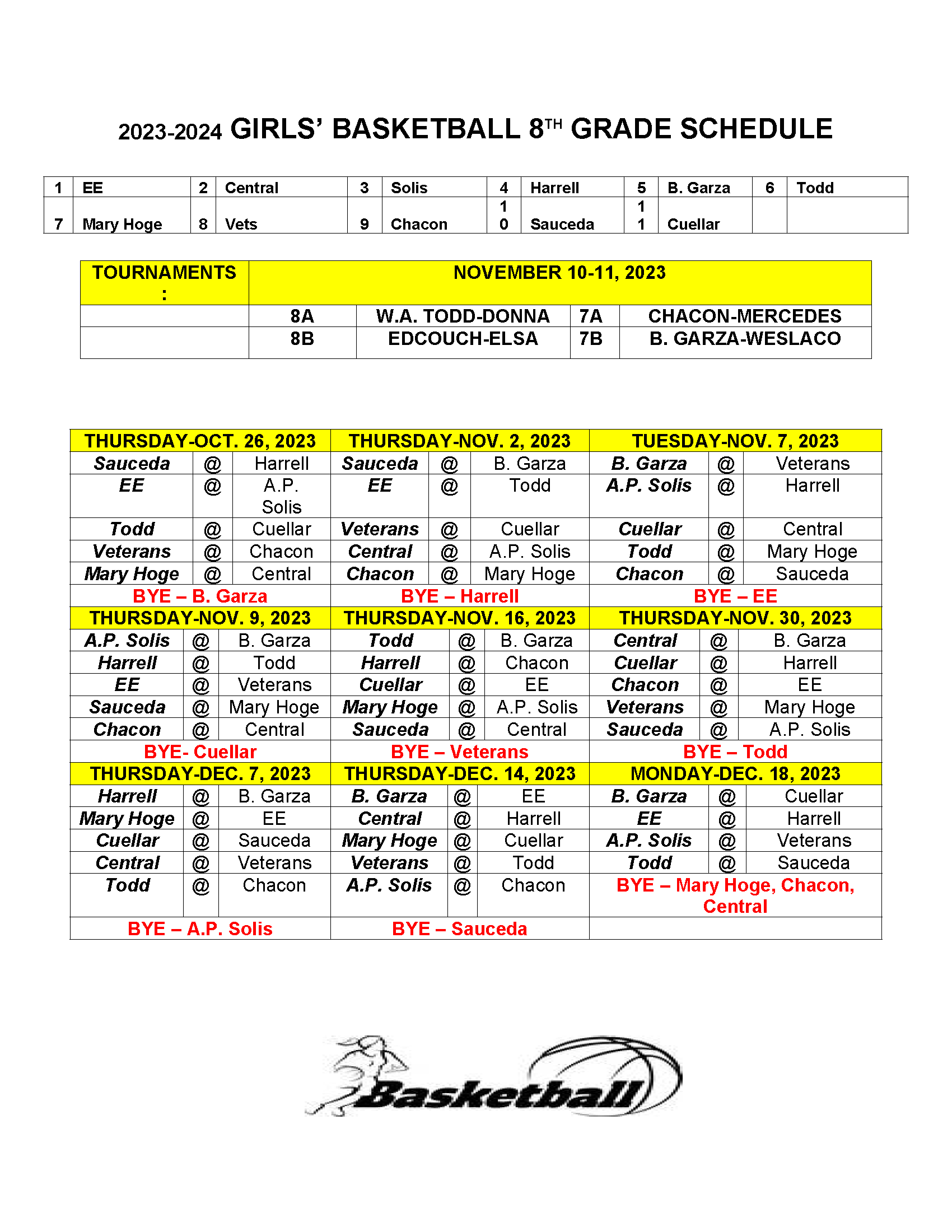 2021-2022 Schedule 