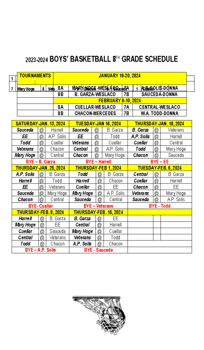 2021-2022 Schedule 