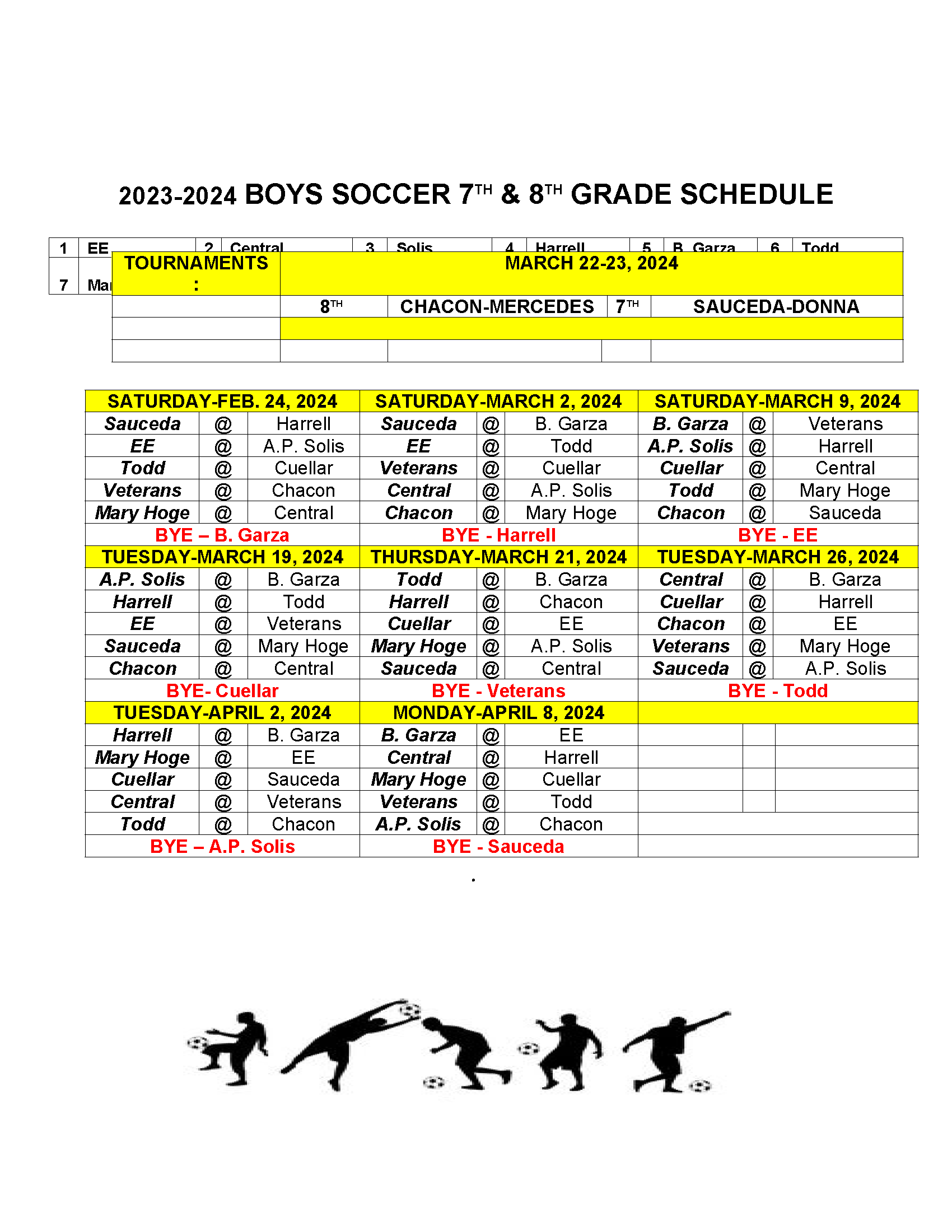 2021-2022 Schedule 
