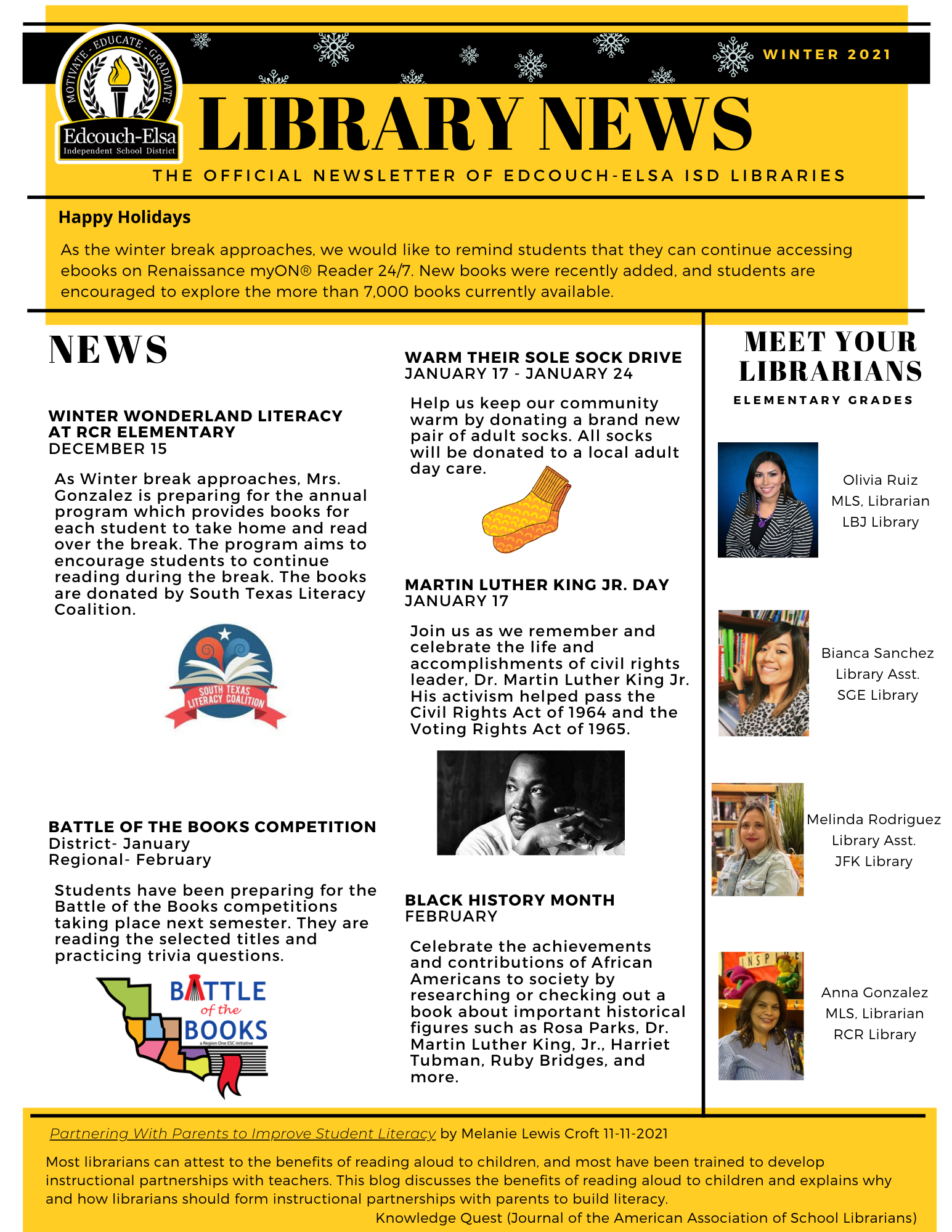 December Library News 