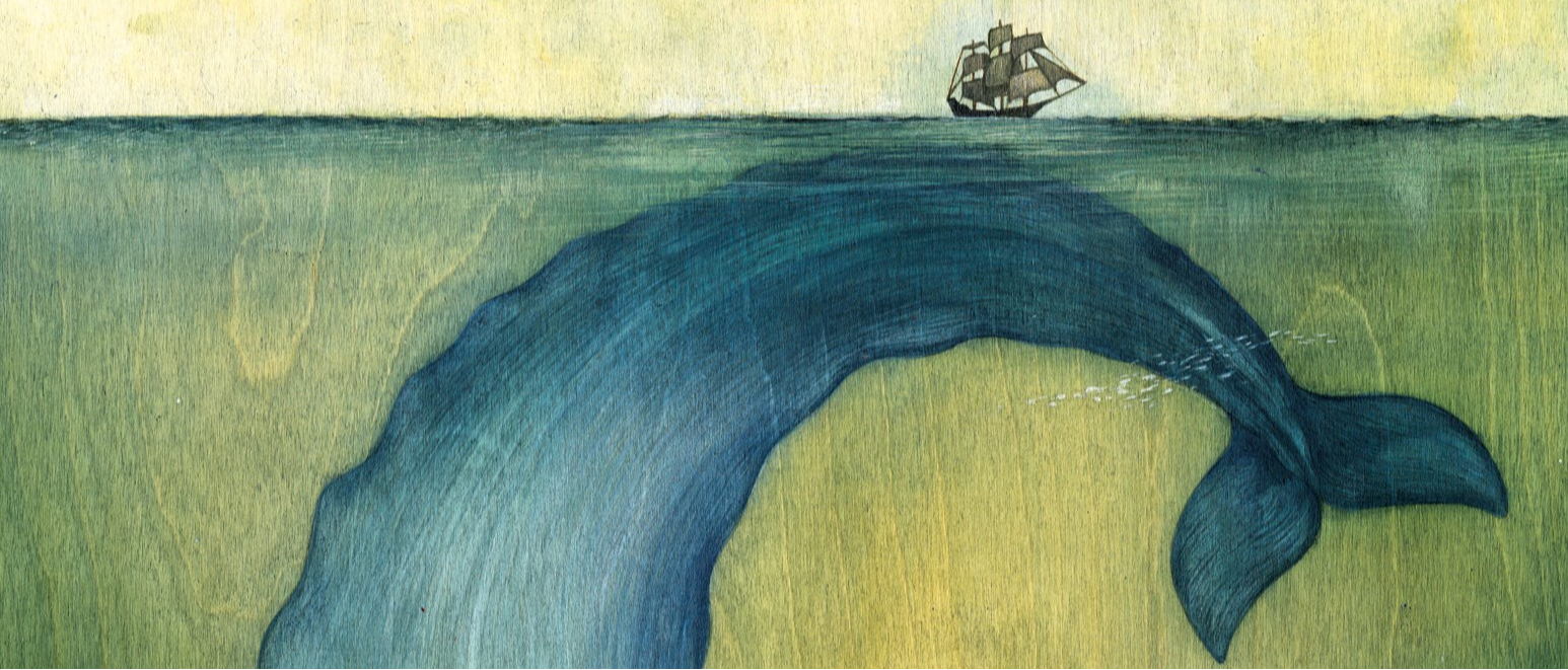 moby dick painting