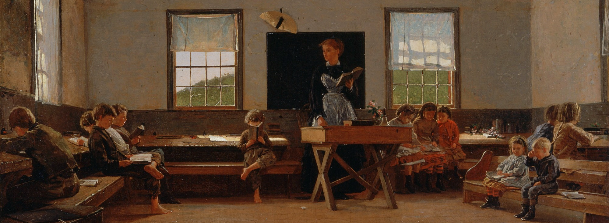 The Country School by Winslow Homer