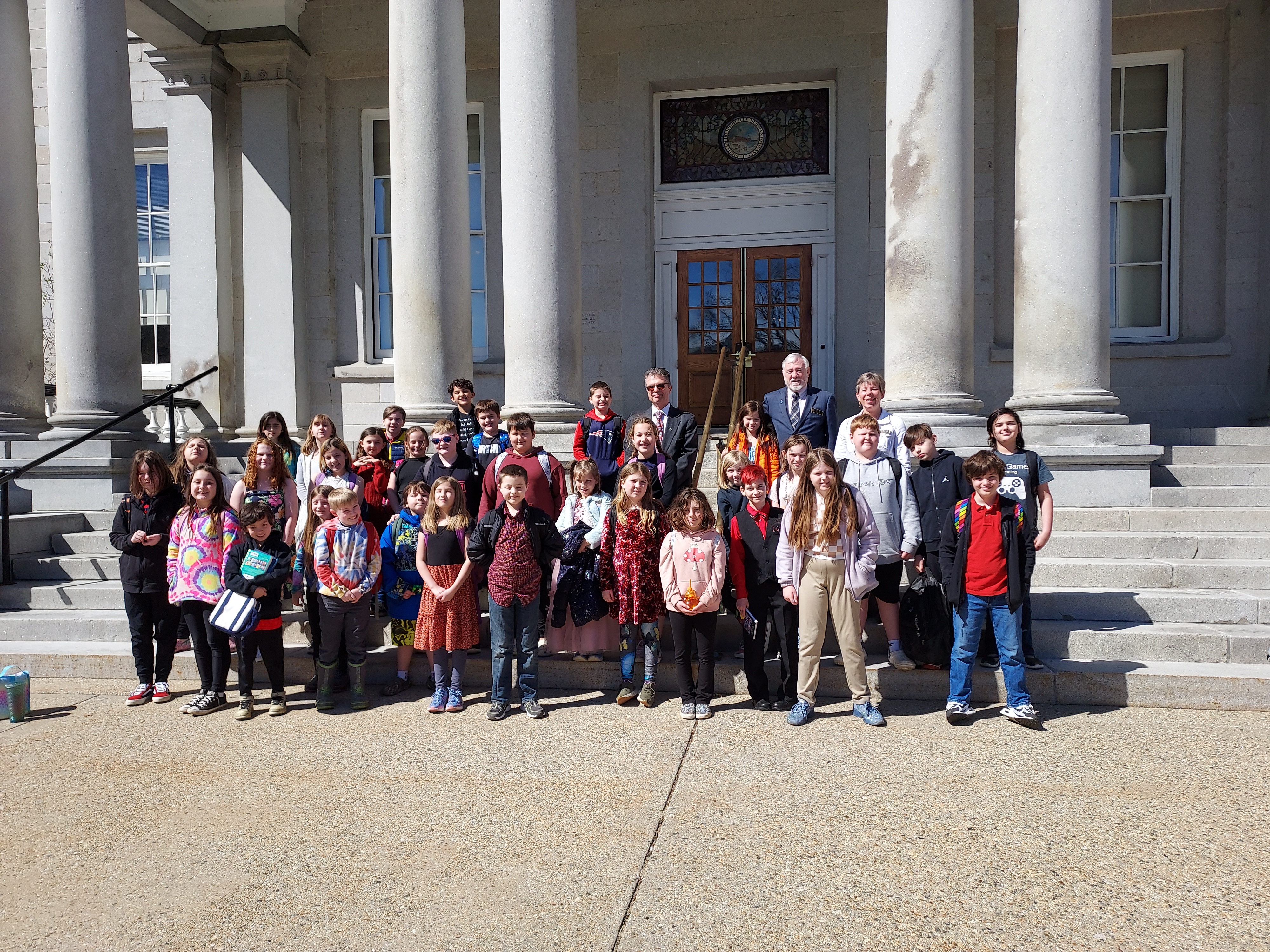 4th grade NH state house visit