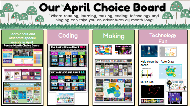 April Choiceboard