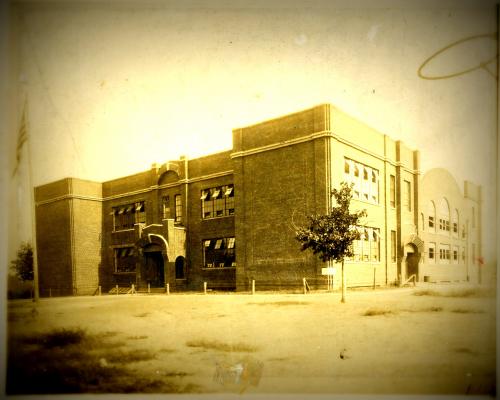 Englewood School building in 1965