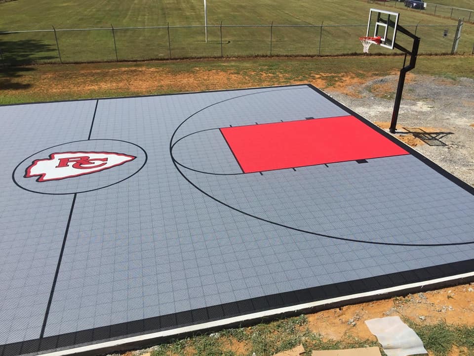 New Outdoor Basketball Court