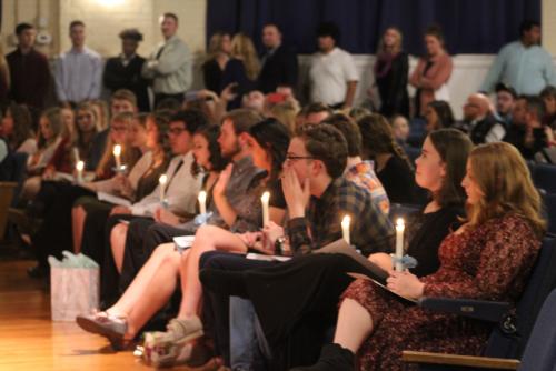 Meeting with all of the students and parents