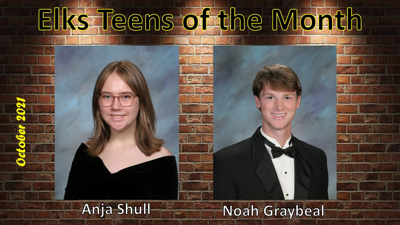 Elks Teens of the Month