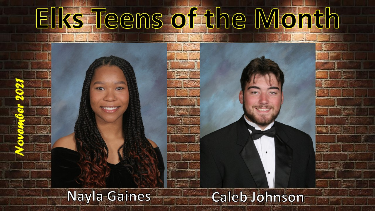 Elks Teens of the Month