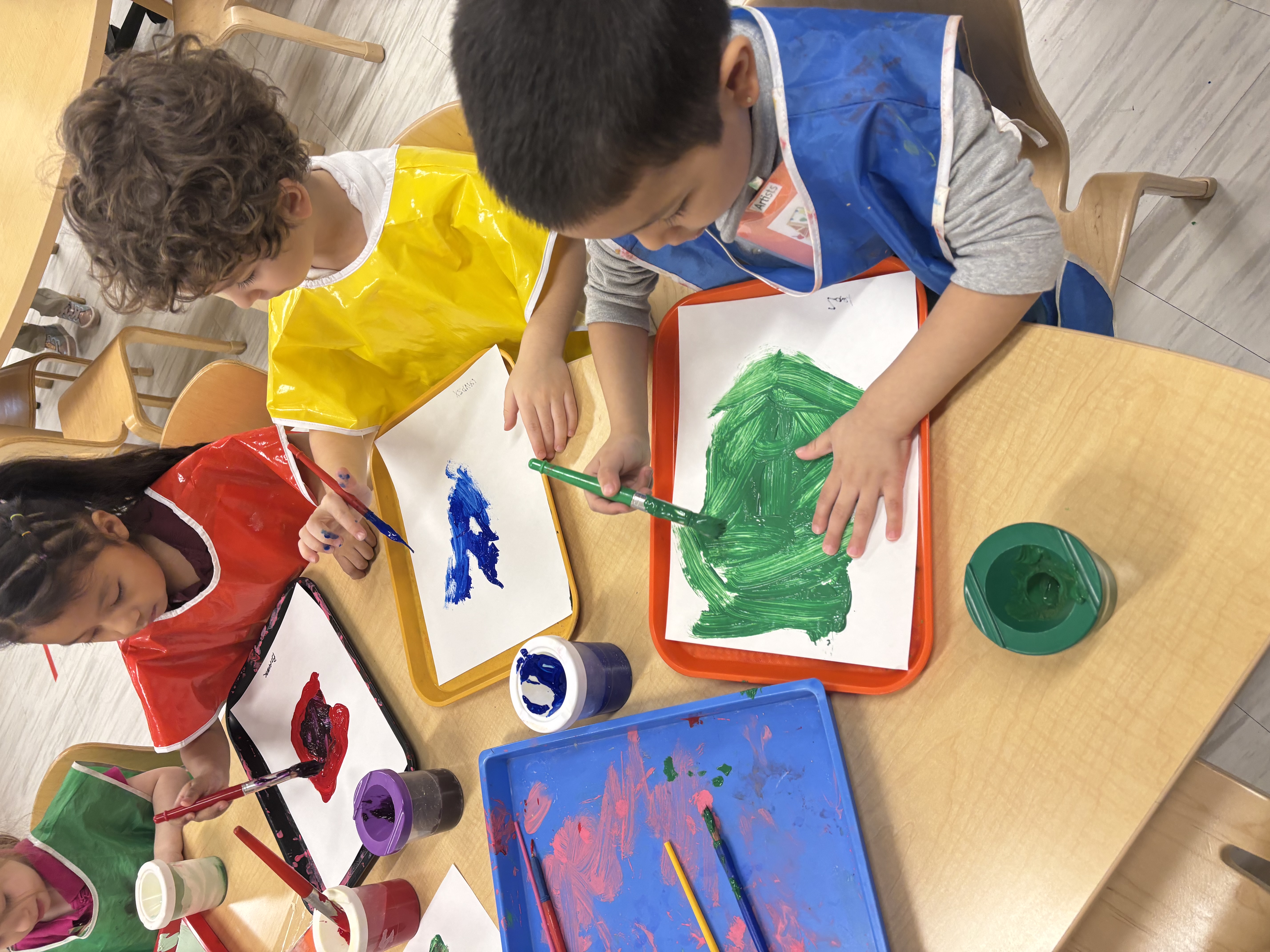 Exploring with paint