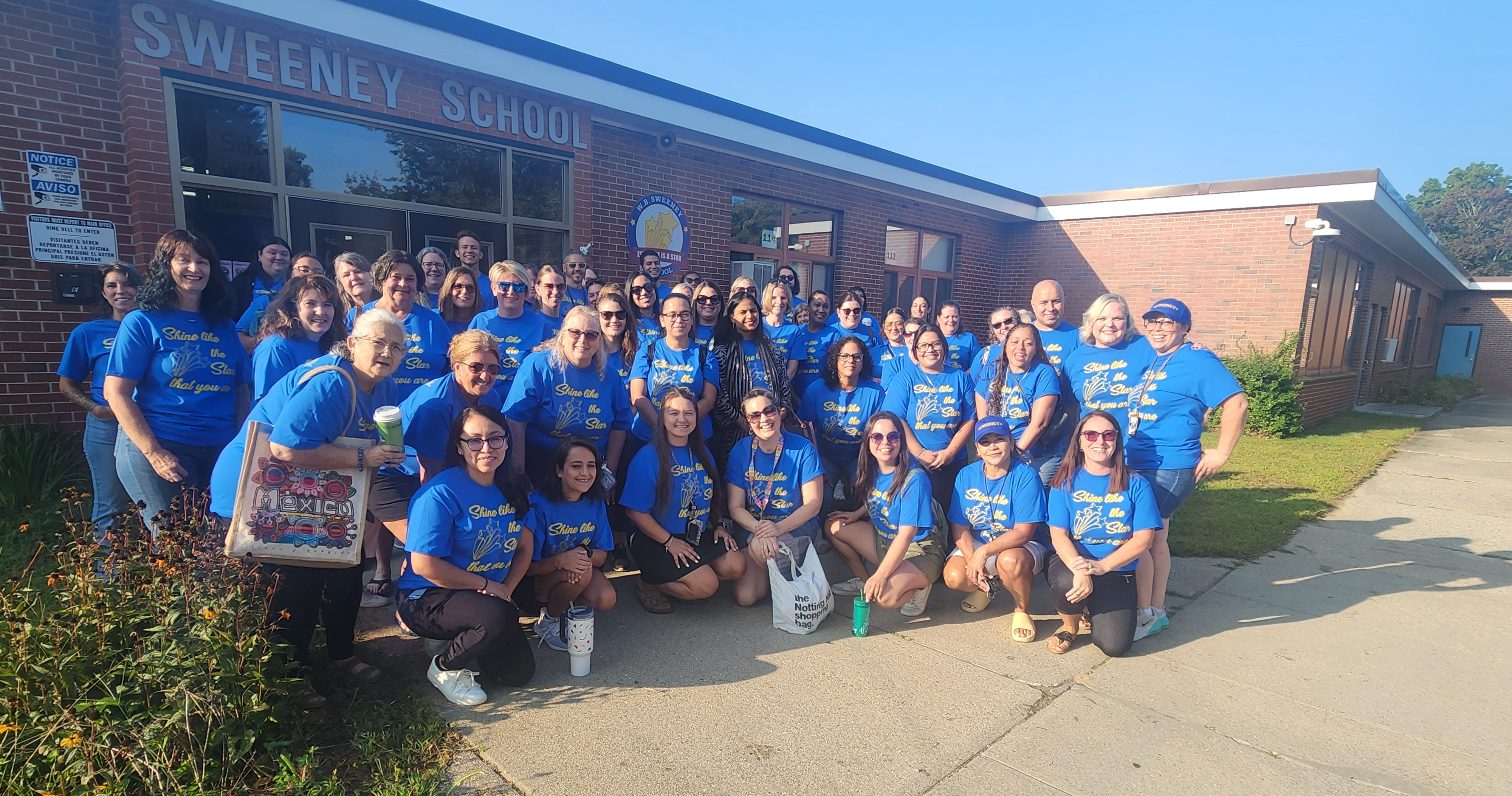  Sweeney teachers &  staff are ready to welcome our families.  Lets go Sweeney stars!!