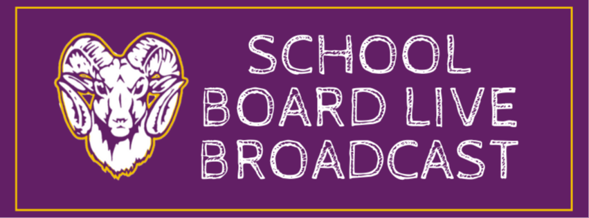 School Board Live Broadcast: ram logo