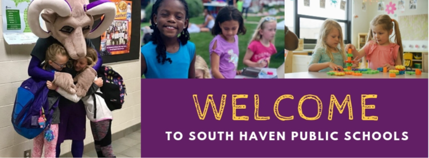 Welcome to South Haven Public Schools - 3 picture collage of students