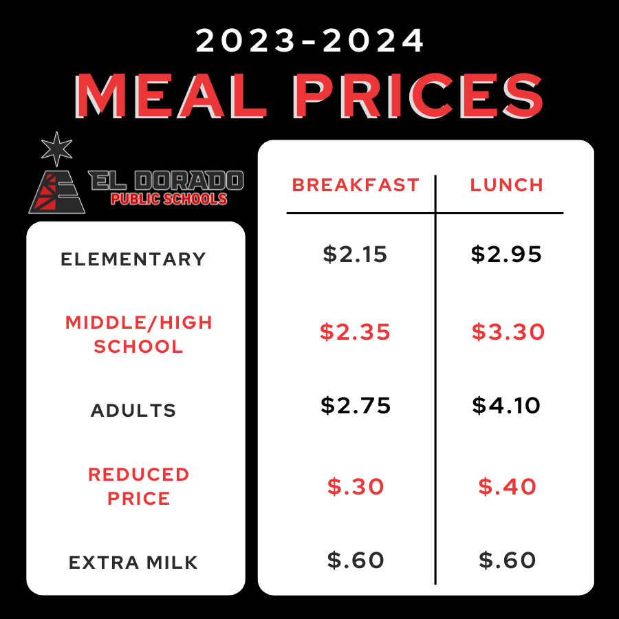 2023-2024 Meal Prices