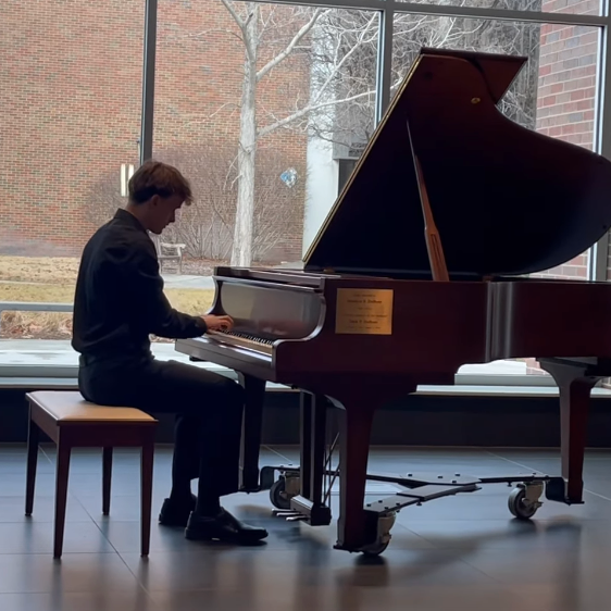 EHS student at State Piano Festival