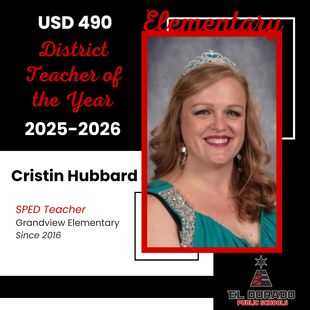 Elementary District Teacher of the Year Cristin Hubbard