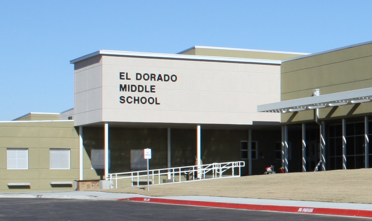 Entryway of El Dorado Middle School