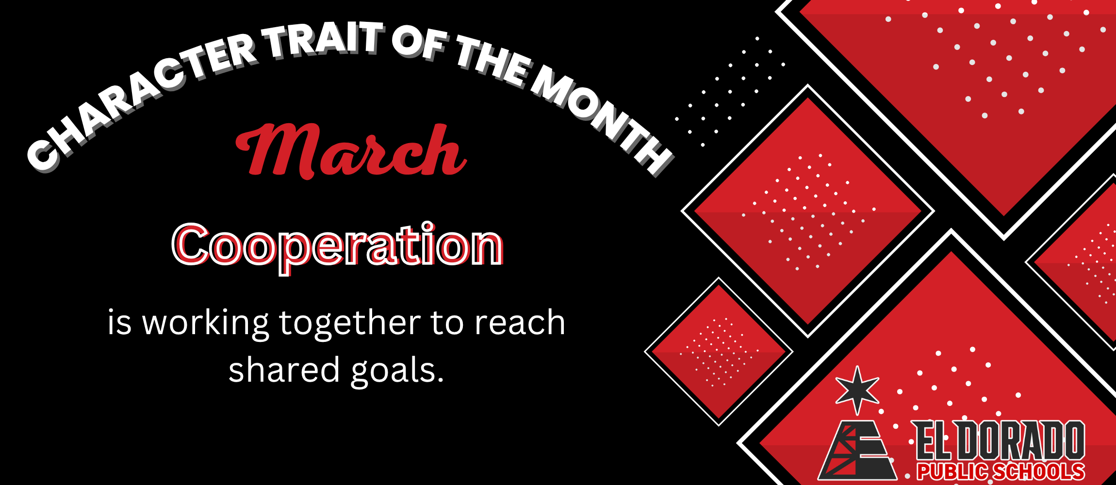 Character Trait of the Month of March: Cooperation