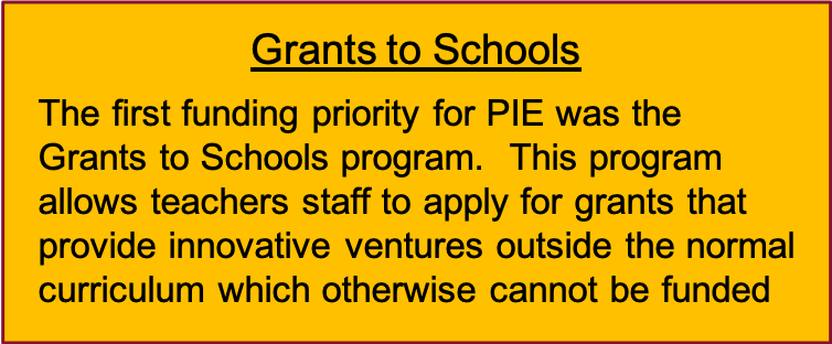 PIE Grants to Schools