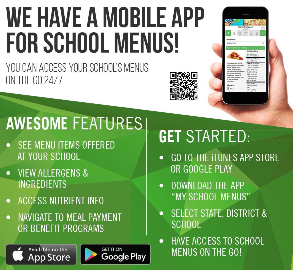 Food service app information