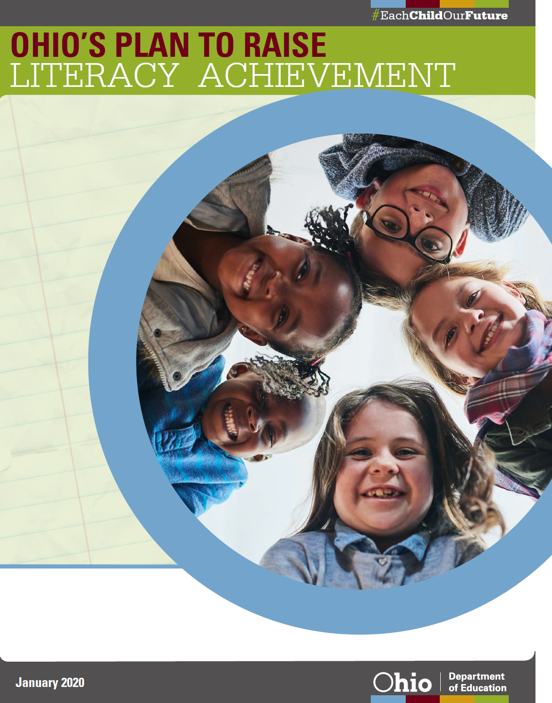 Ohio literacy plan with children faces