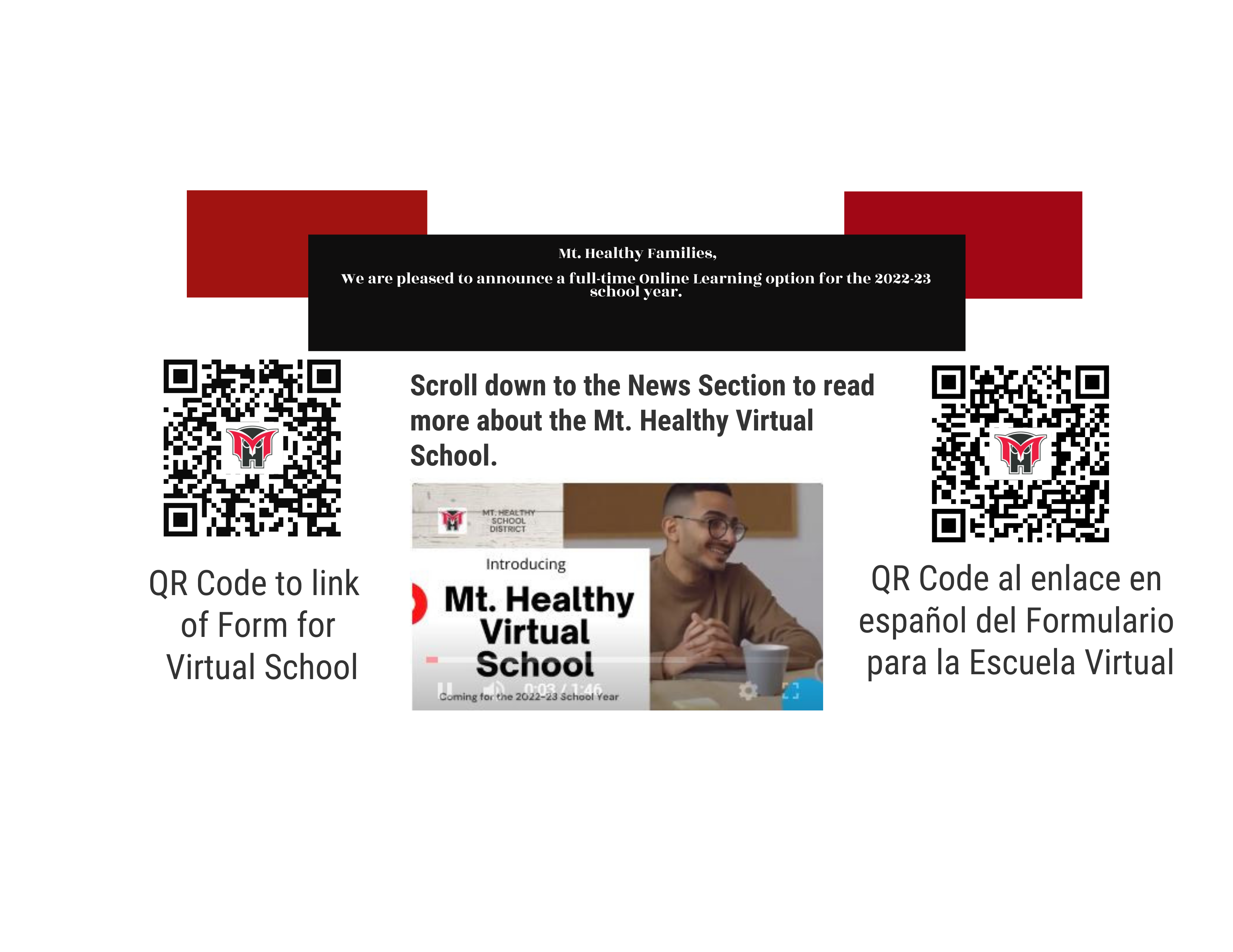 Virtual School QR Codes