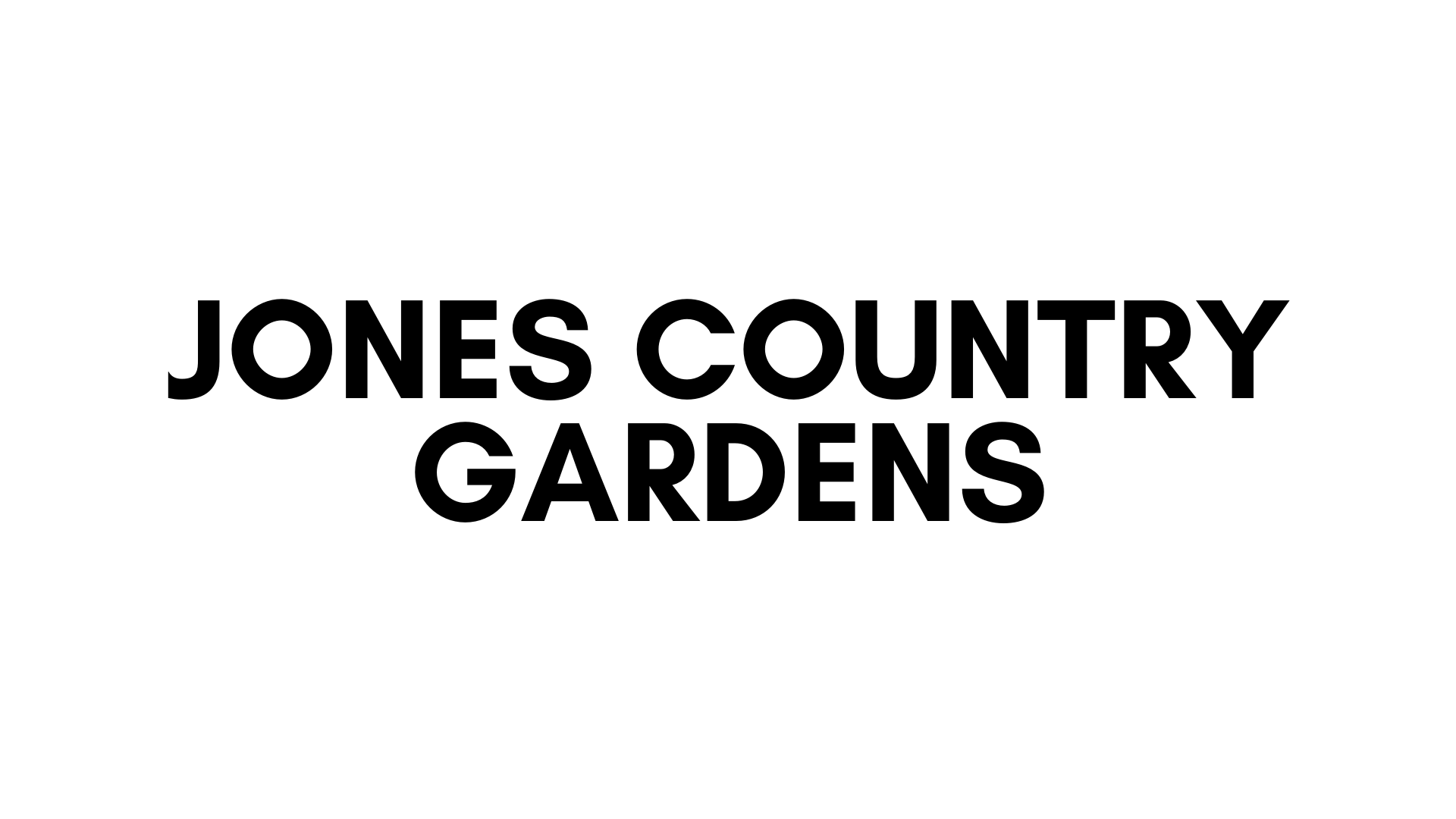 JONES COUNTY GARDENS