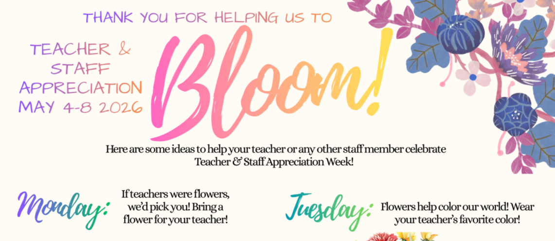 Estelline Teacher Appreciation Week. 