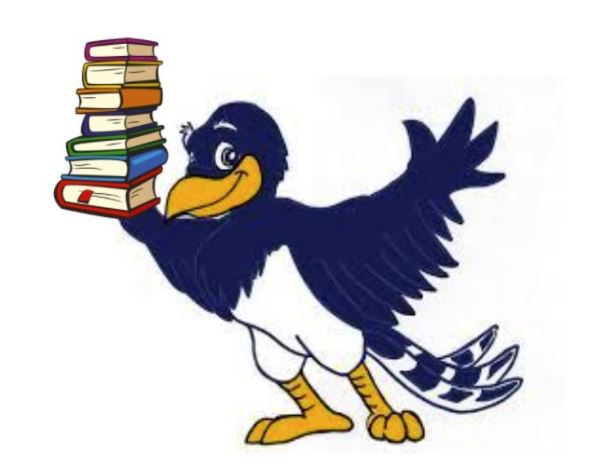 larrie bird with books