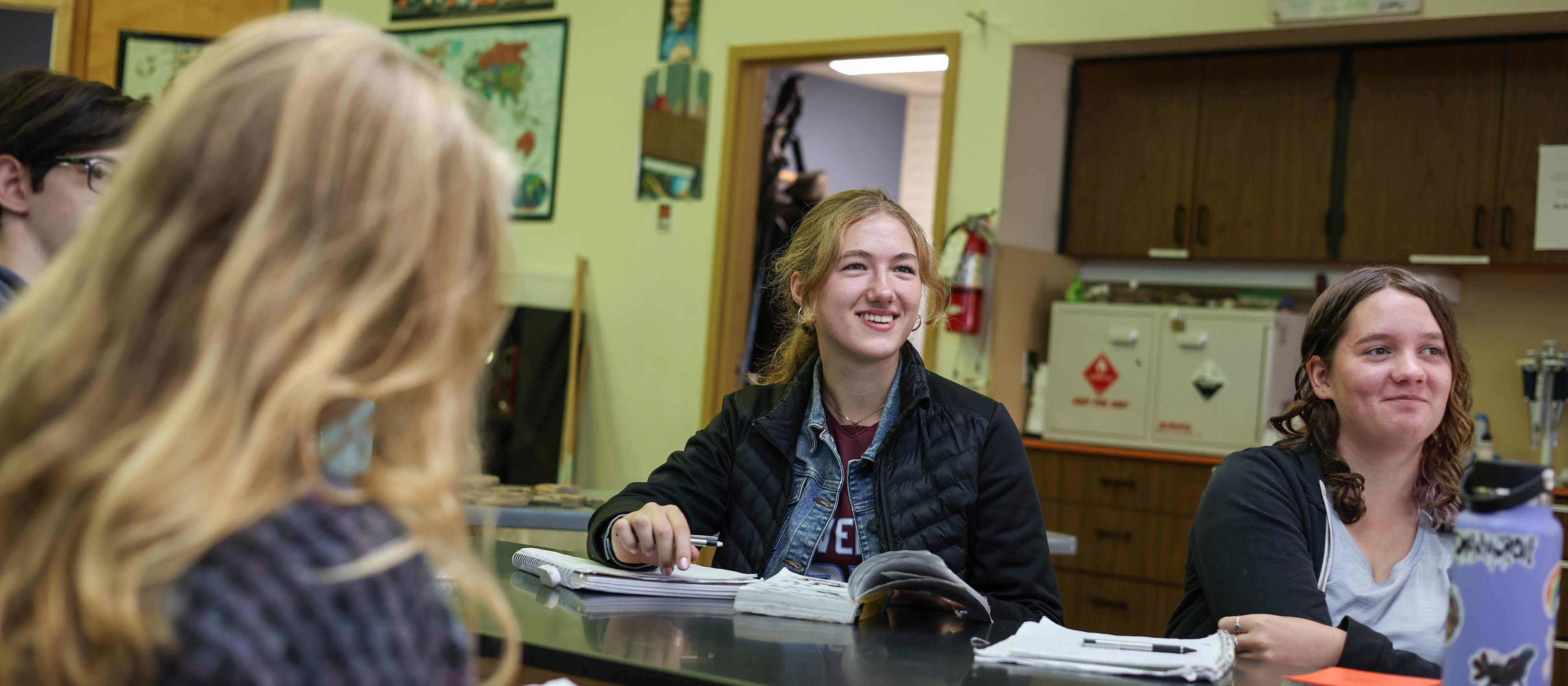PCIA students in biodiversity class