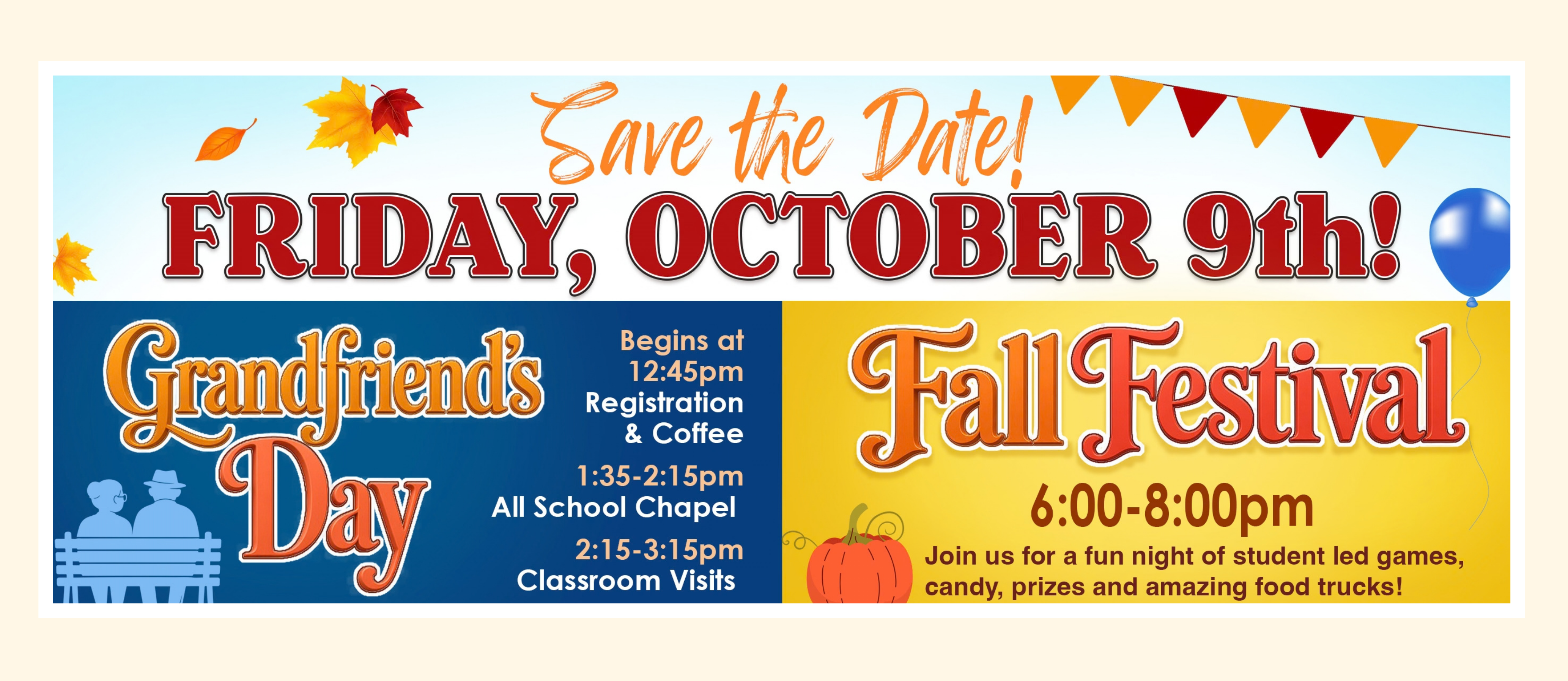 Fall Festival/Grandfriends Day
